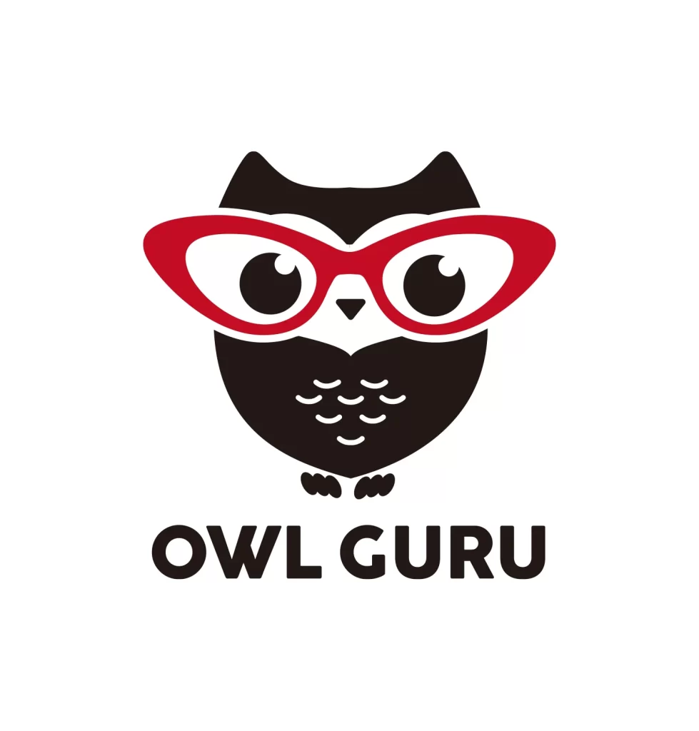 Owl Guru Professor vector logo
