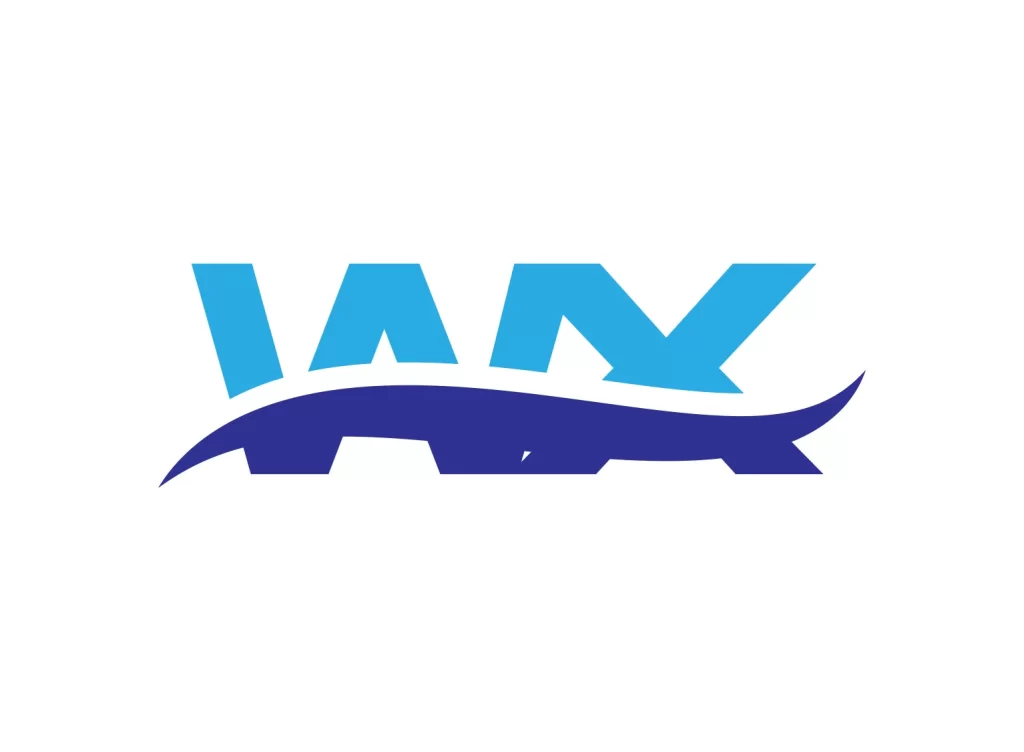 WX wave logo wordmark vector