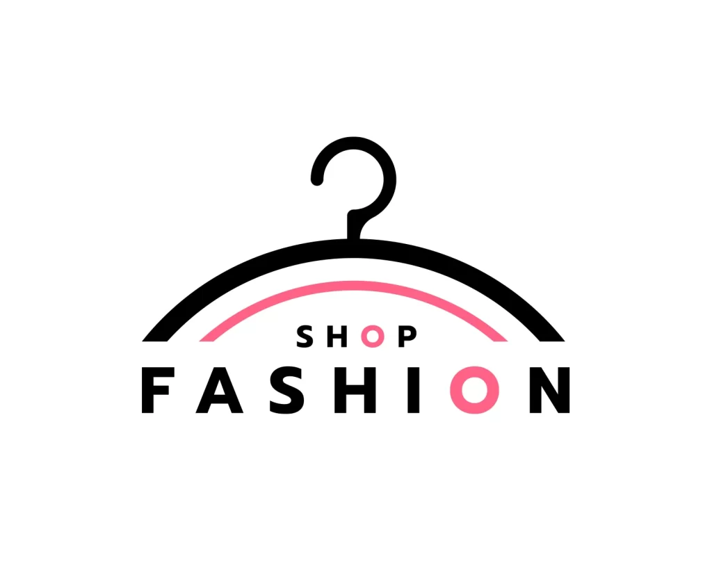 hanger Fashion shop vector logo