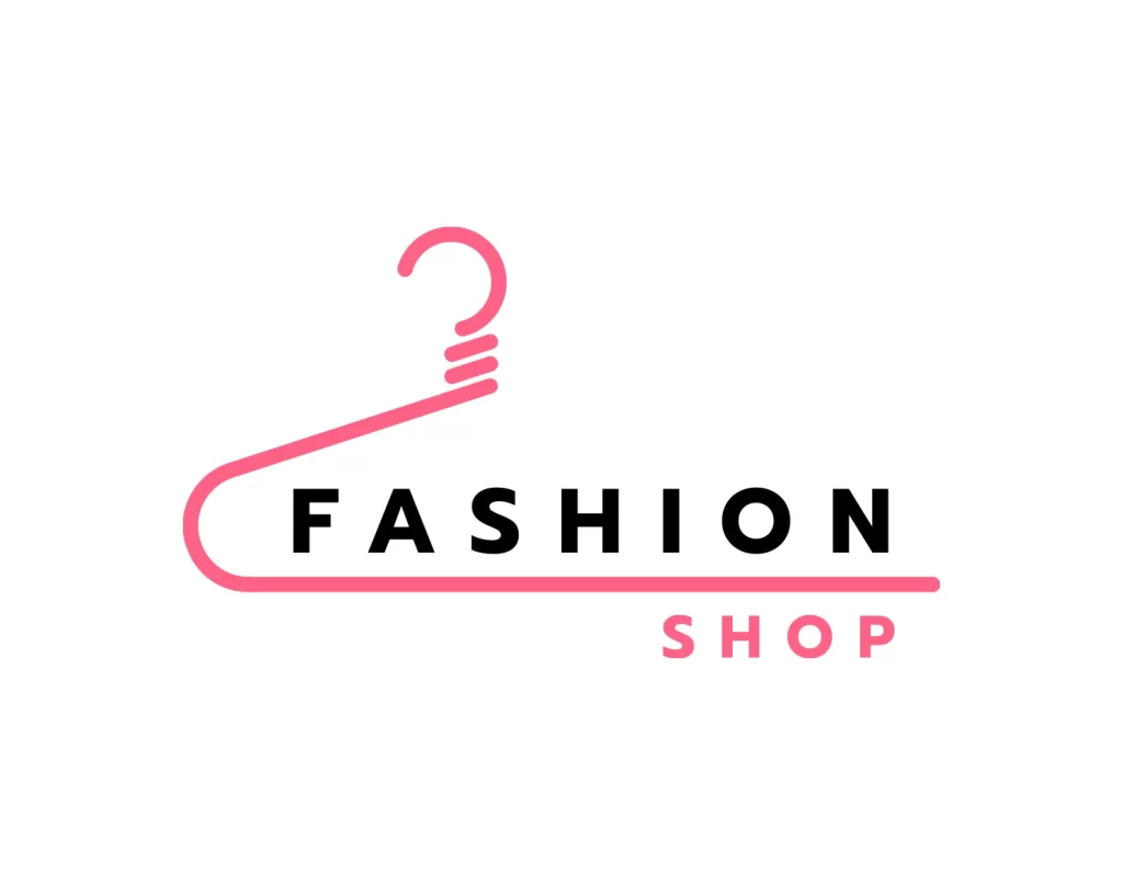 hanger Fashion shop vector logo