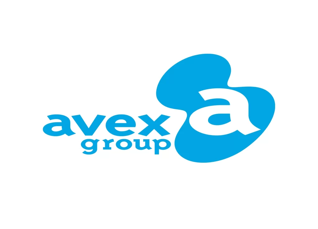 letter A Avex group vector logo
