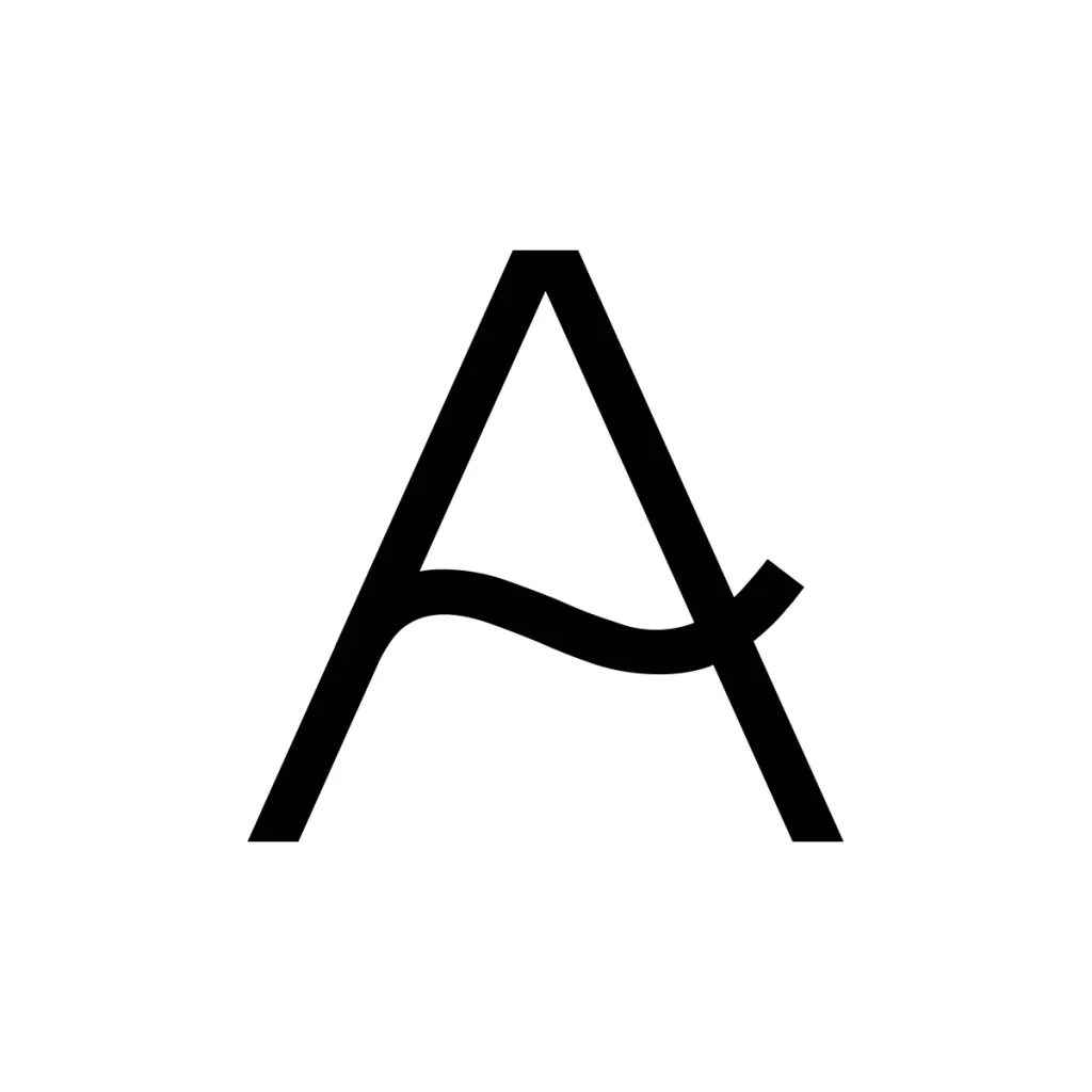 letter A vector logo
