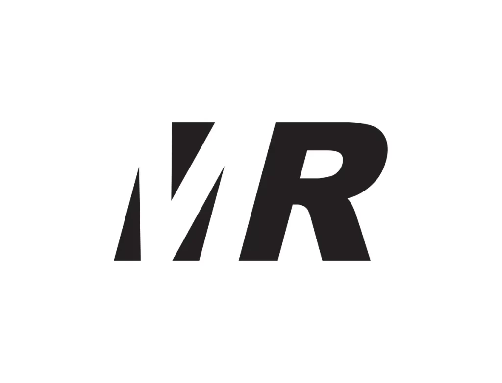 letter MR vector logo