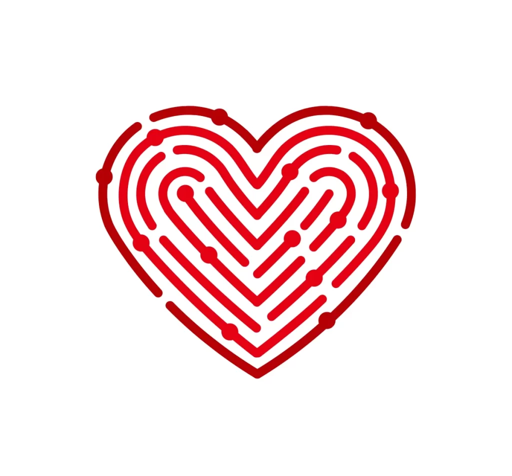 love print fingerprint vector logo