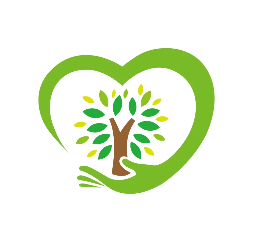 love tree nature vector logo