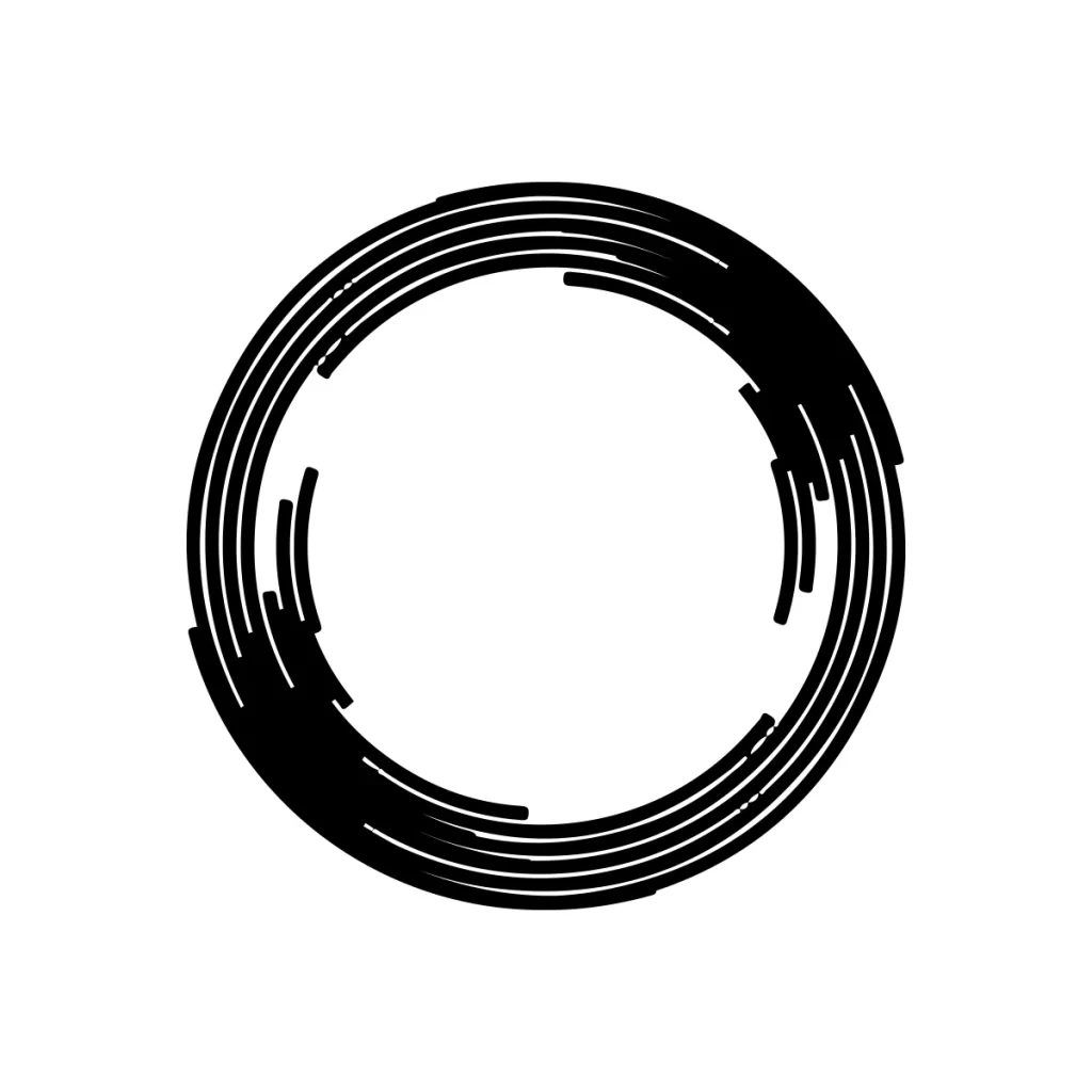 ripple circle round vector