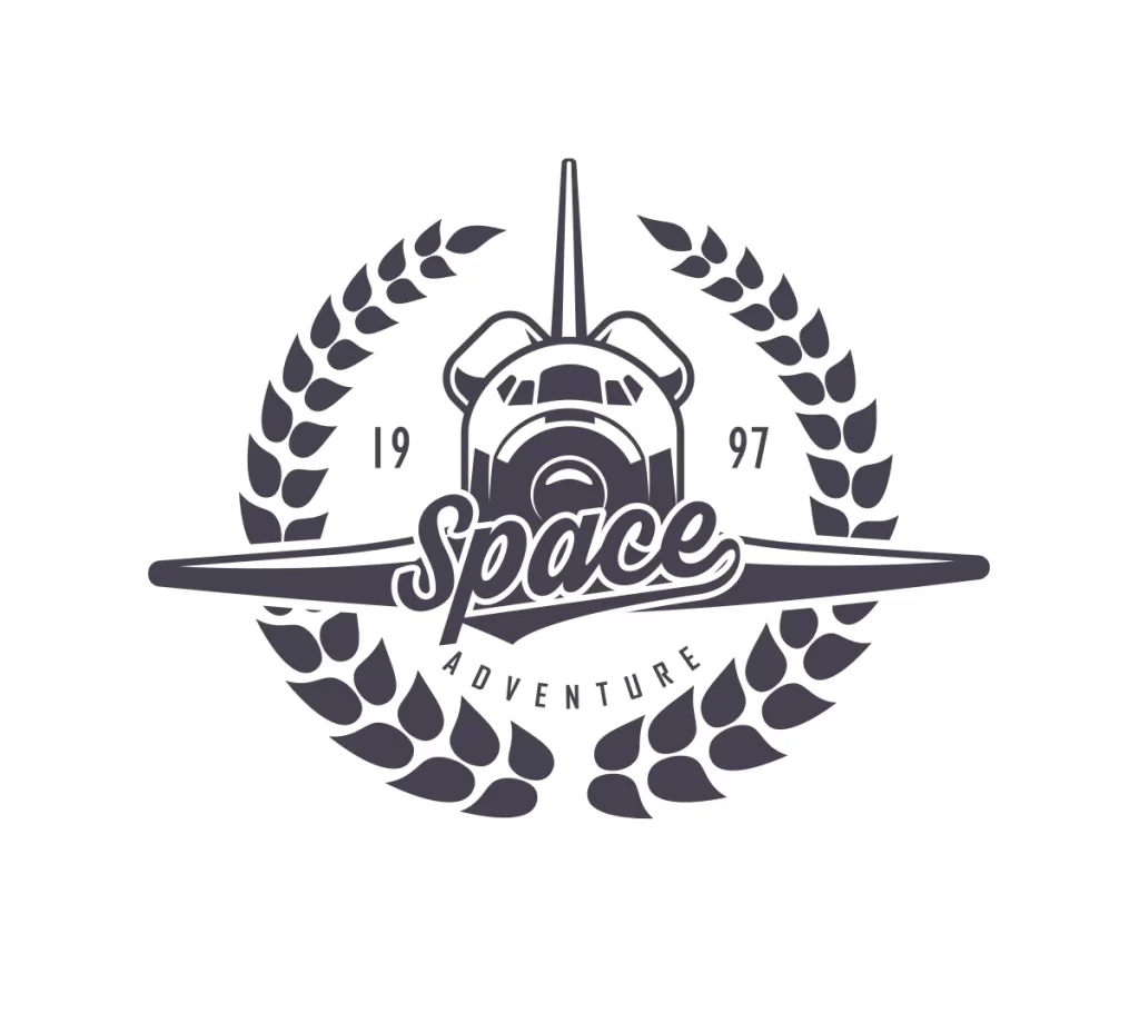 space shuttle adventure aerospaceplane vector illustration