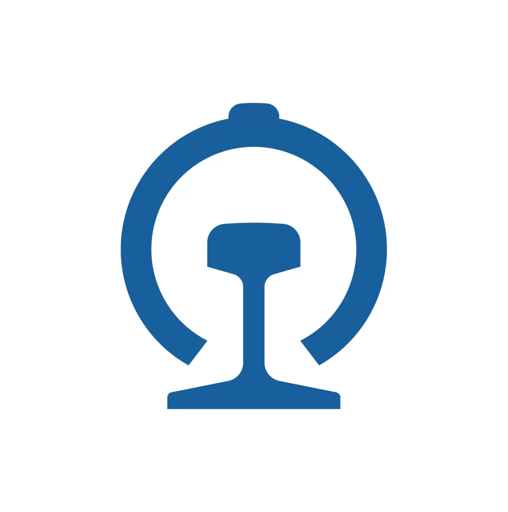 China Railway navy blue vector logo