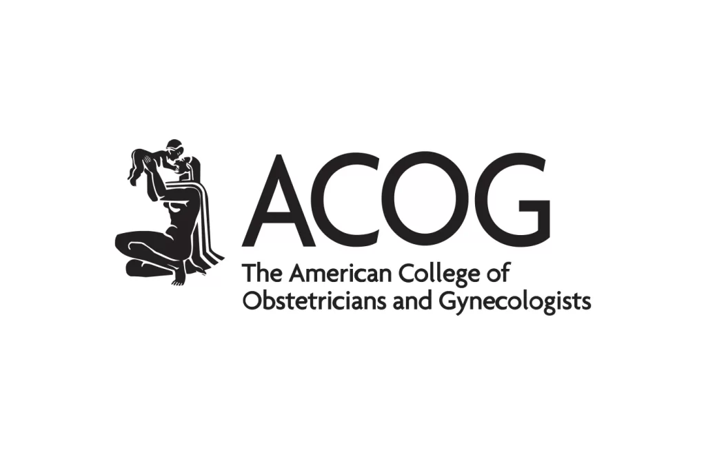 ACOG the American college of obstetricians and gynecologists vector logo