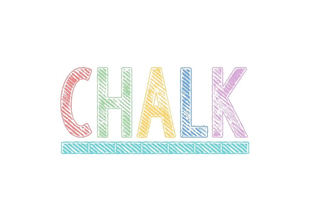 Chalk vector logo