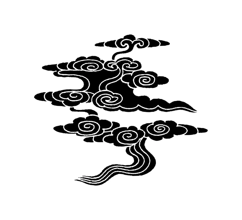 Chinese Auspicious Lucky cloud vector illustration