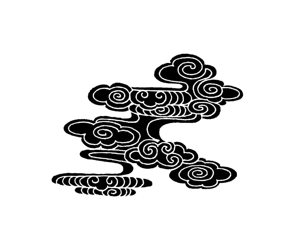 Chinese Lucky cloud vector illustration