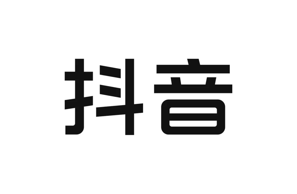 Douyin wordmark vector logo