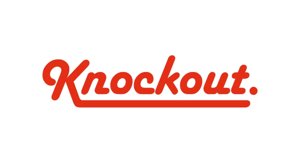 Knockout vector logo