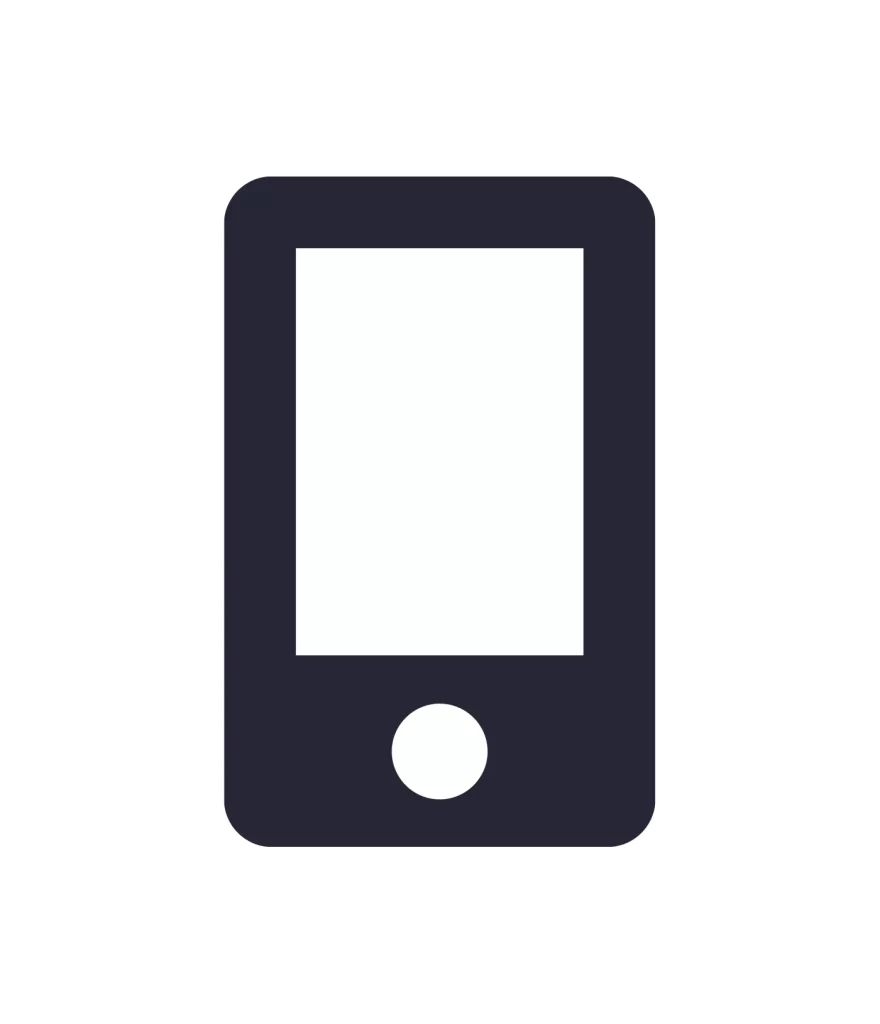 Mobile phone vector icon