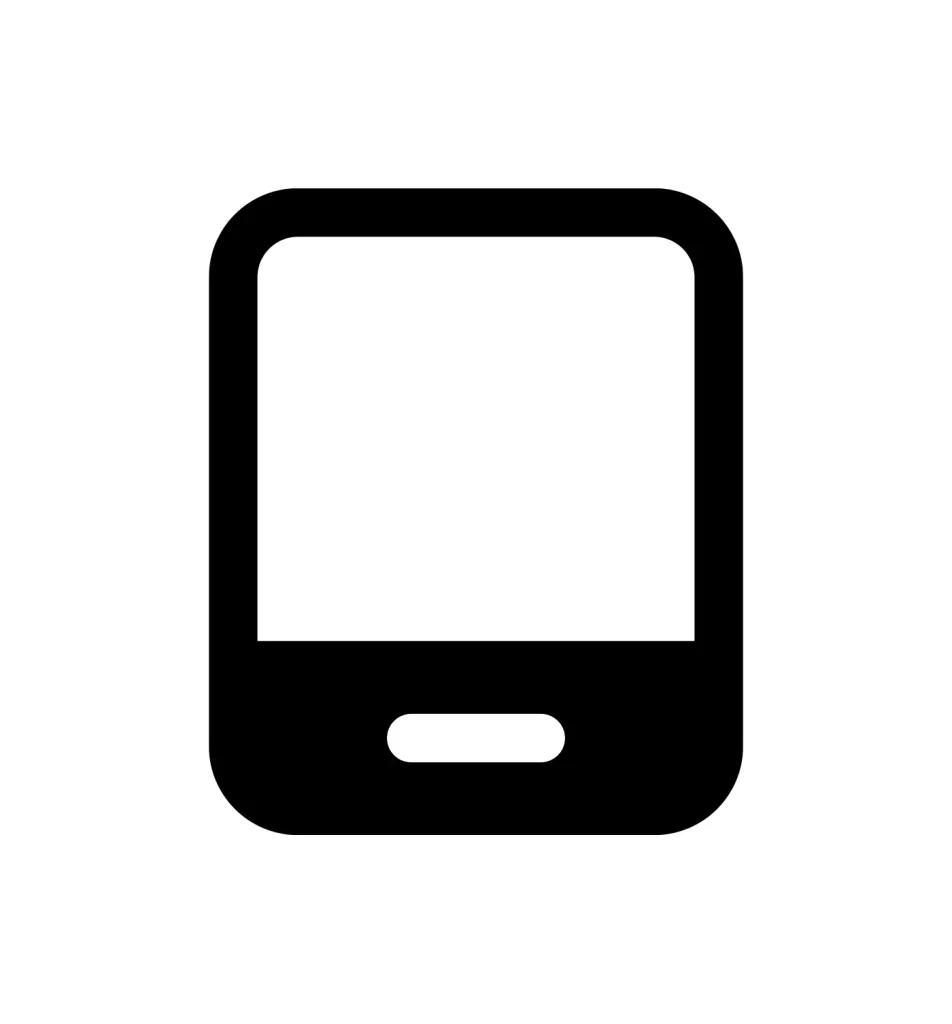 Mobile phone vector icon