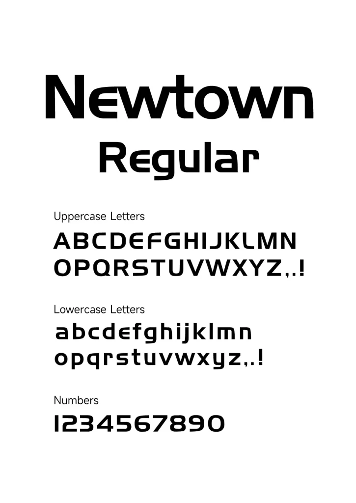 Newtown font download