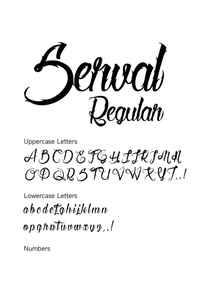 Serval font download