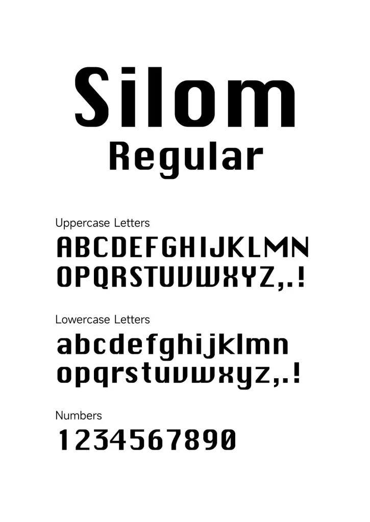Silom font download