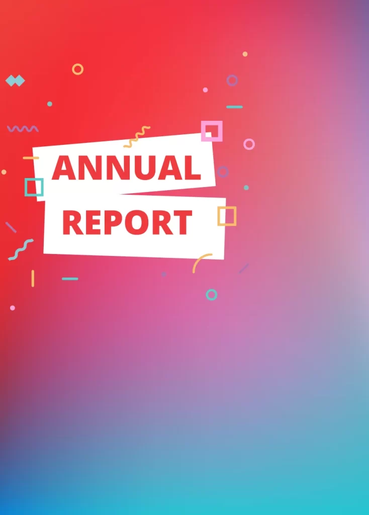 annual report background gradient vector illustration