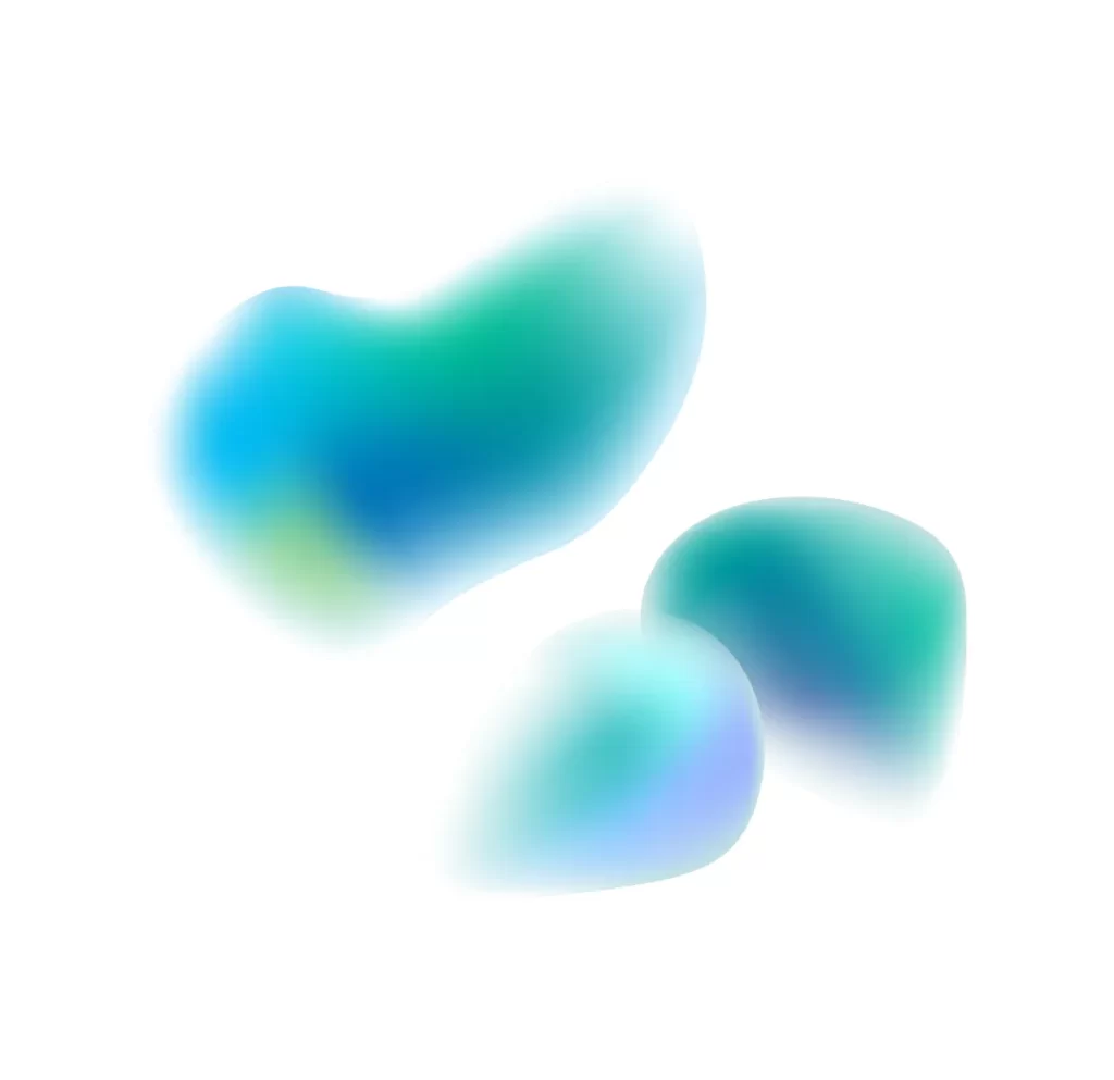 green blue bubble abstract cell vector illustration