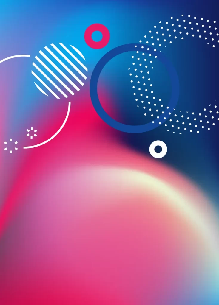round circle background gradient vector illustration