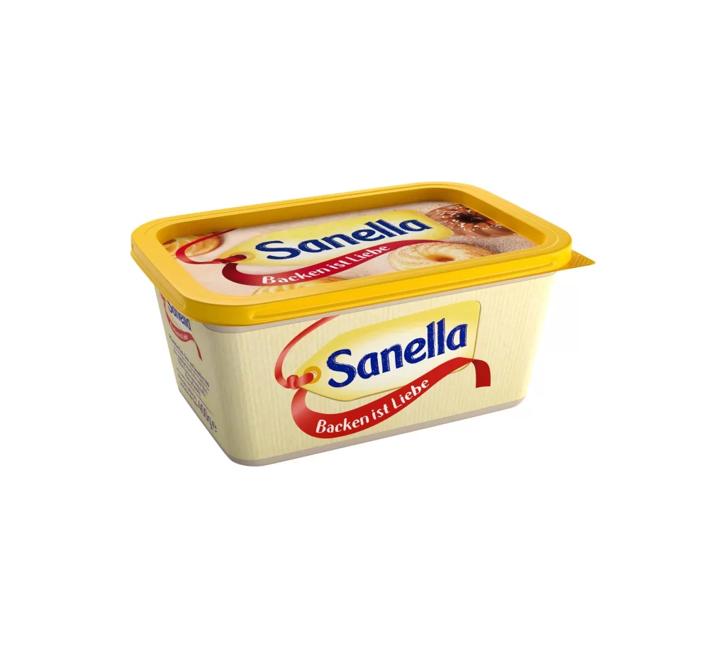 Sanella margarine 400g packaging