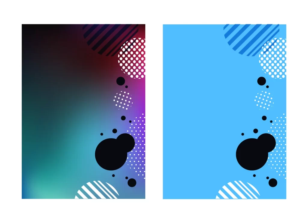 Geometric figure dot circular background pattern vector
