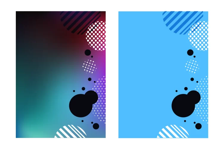 Gropicture Geometric Figure Circular Background Pattern Vector