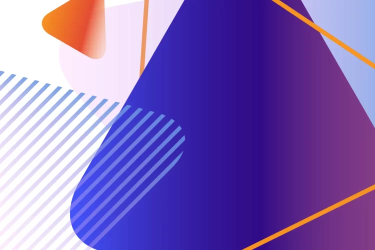 Gropicture Background Vector Triangle Line Purple