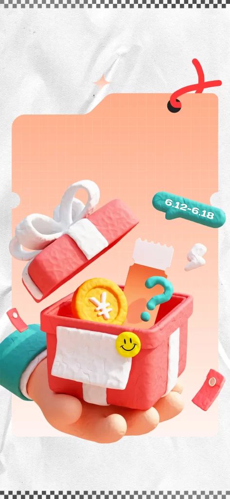 gift 3D clay sale PSD