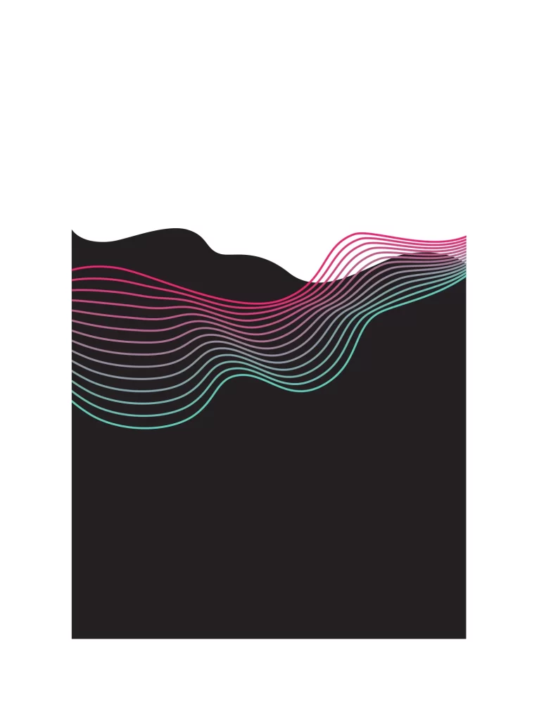 lines vector wave illustration background