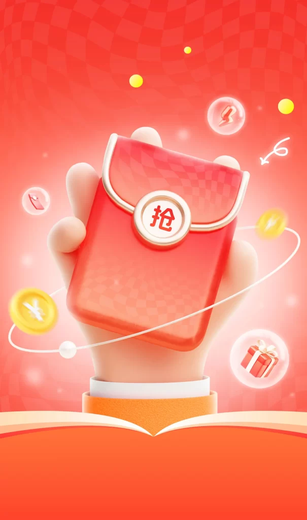 red envelope red packet 3D PSD