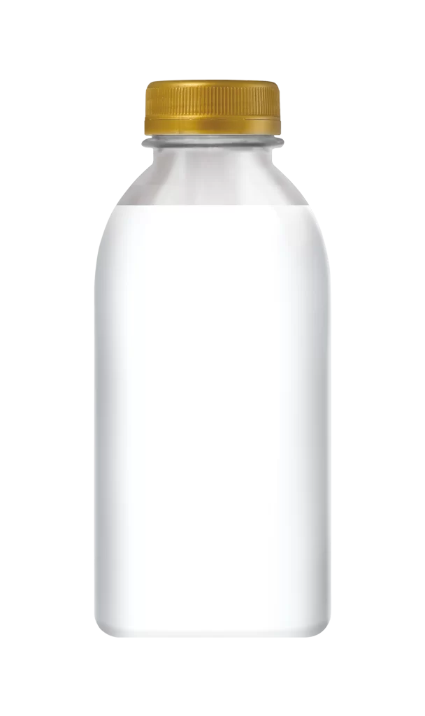 milk white 450ml PET mockup packaging