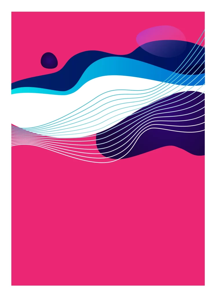 background lines color shape water wave vector
