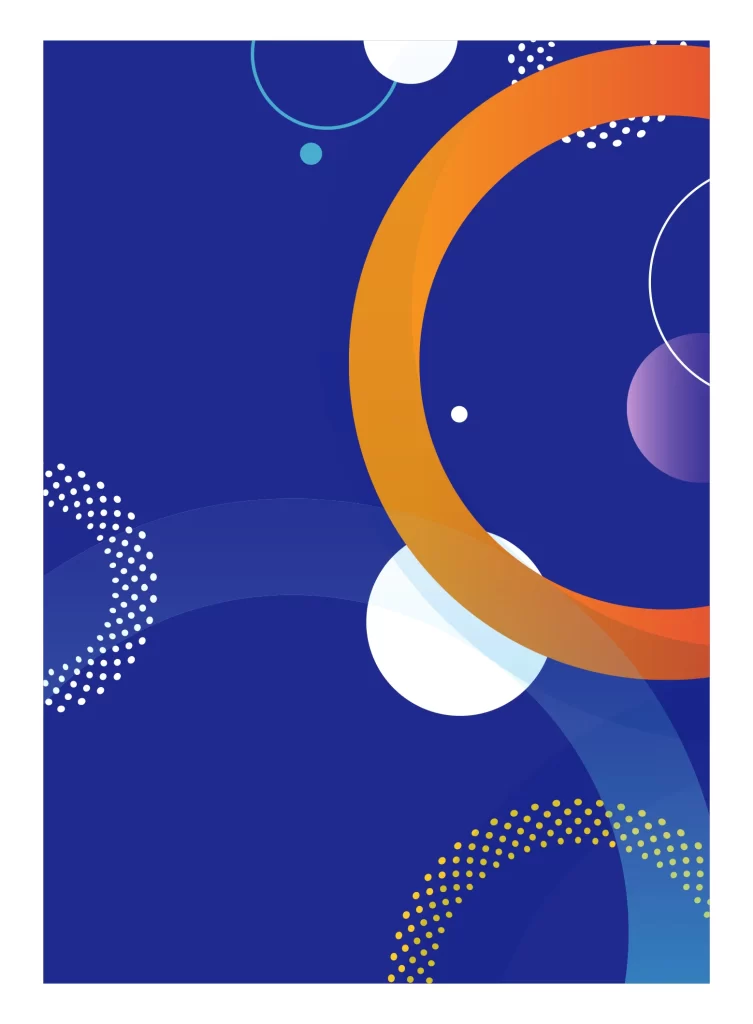 background vector circle blue round