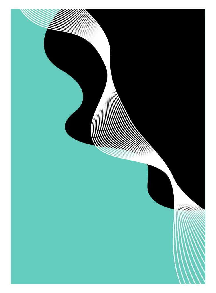 background vector lines curve wave