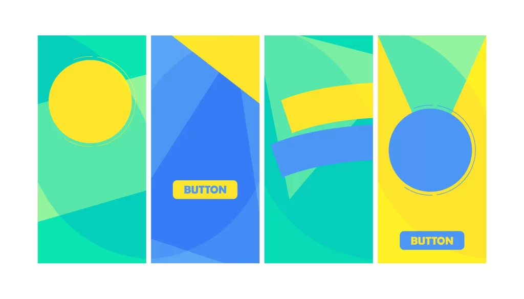 banner background vector colorful color block