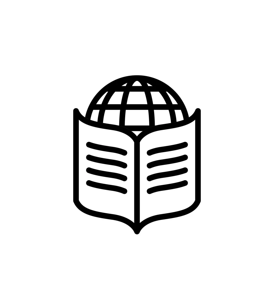 book school Education vector icon logo