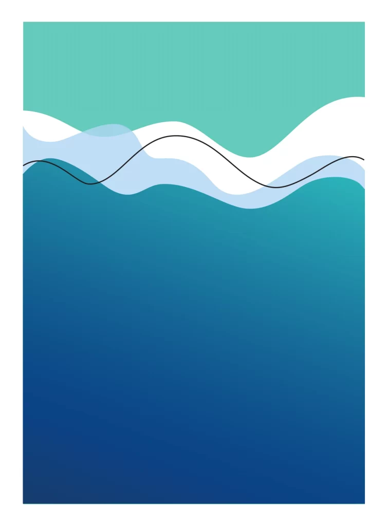 curve vector background wave lines