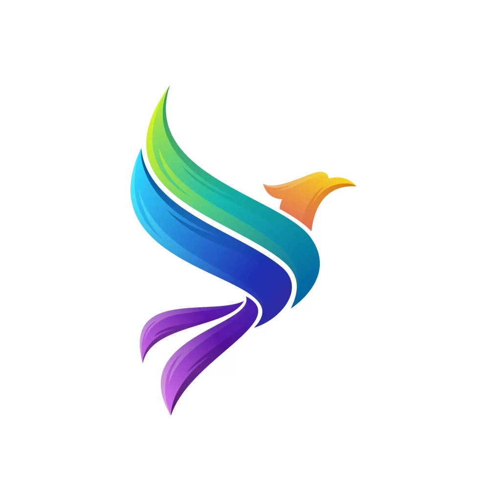 eagle colorful vector logo