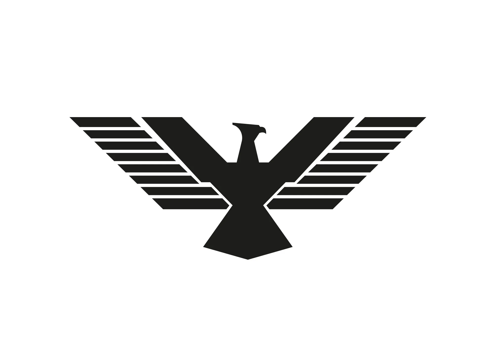 Eagle Wings Design black and white eagle vector logo