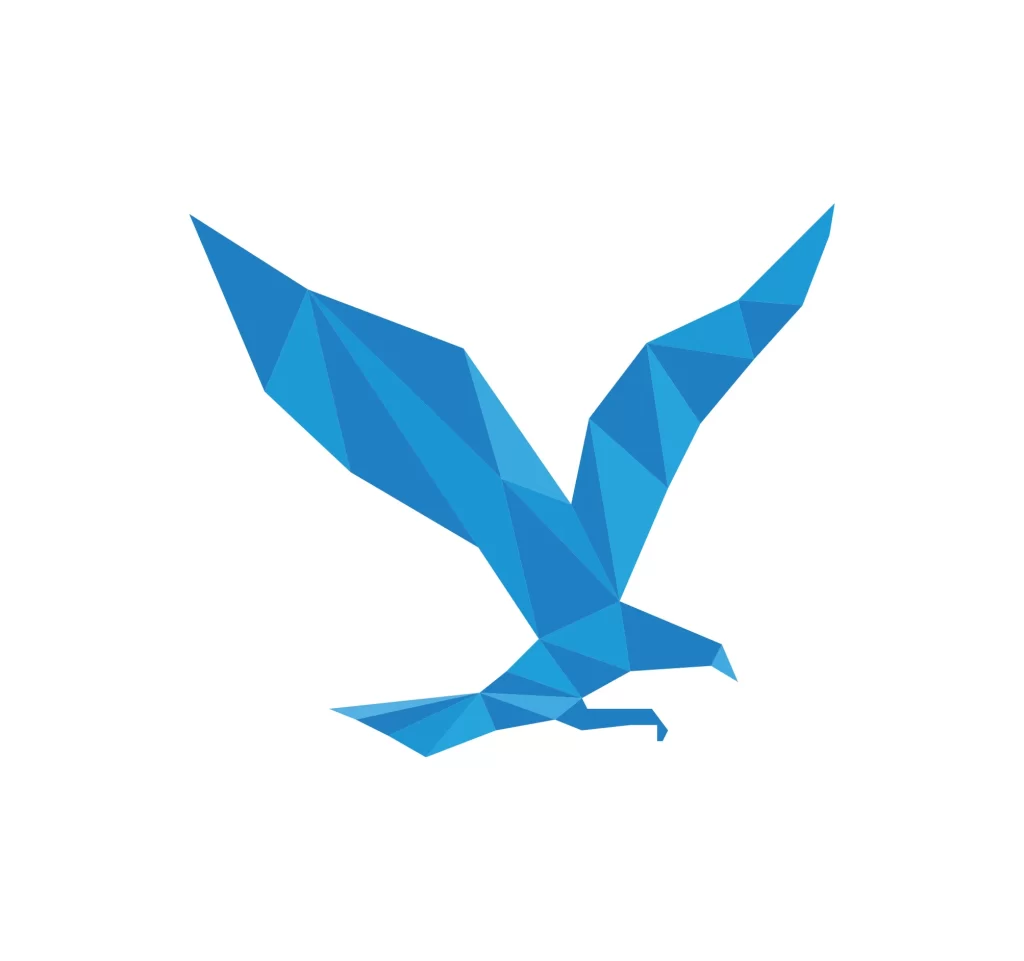 eagle vector logo Polyhedral