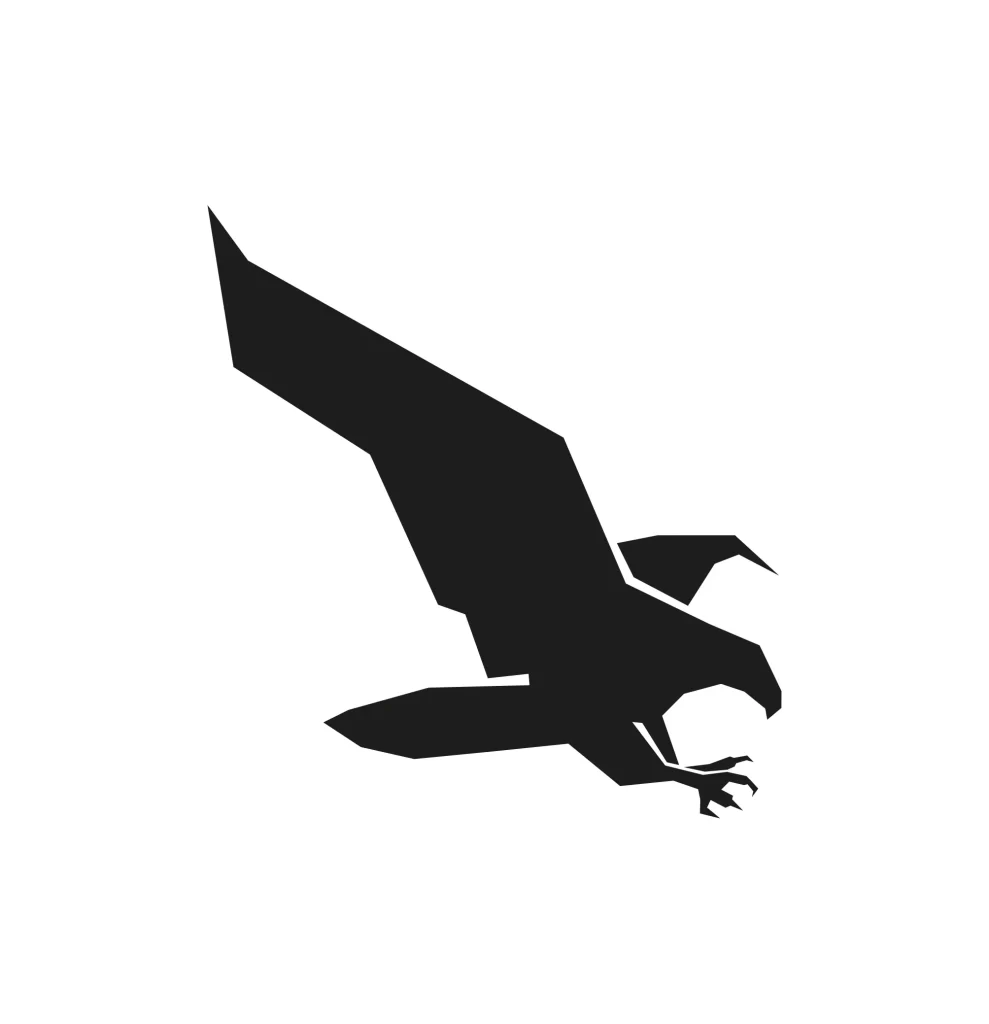 eagle vector logo fly Silhouette