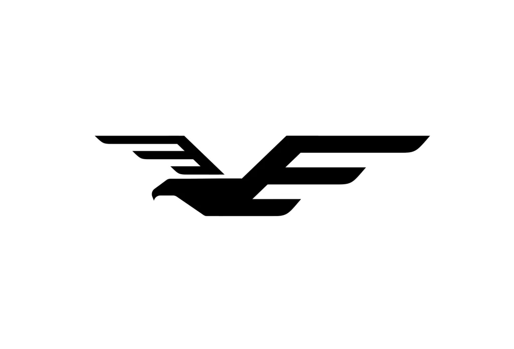 eagle vector logo fly flying Minimalist