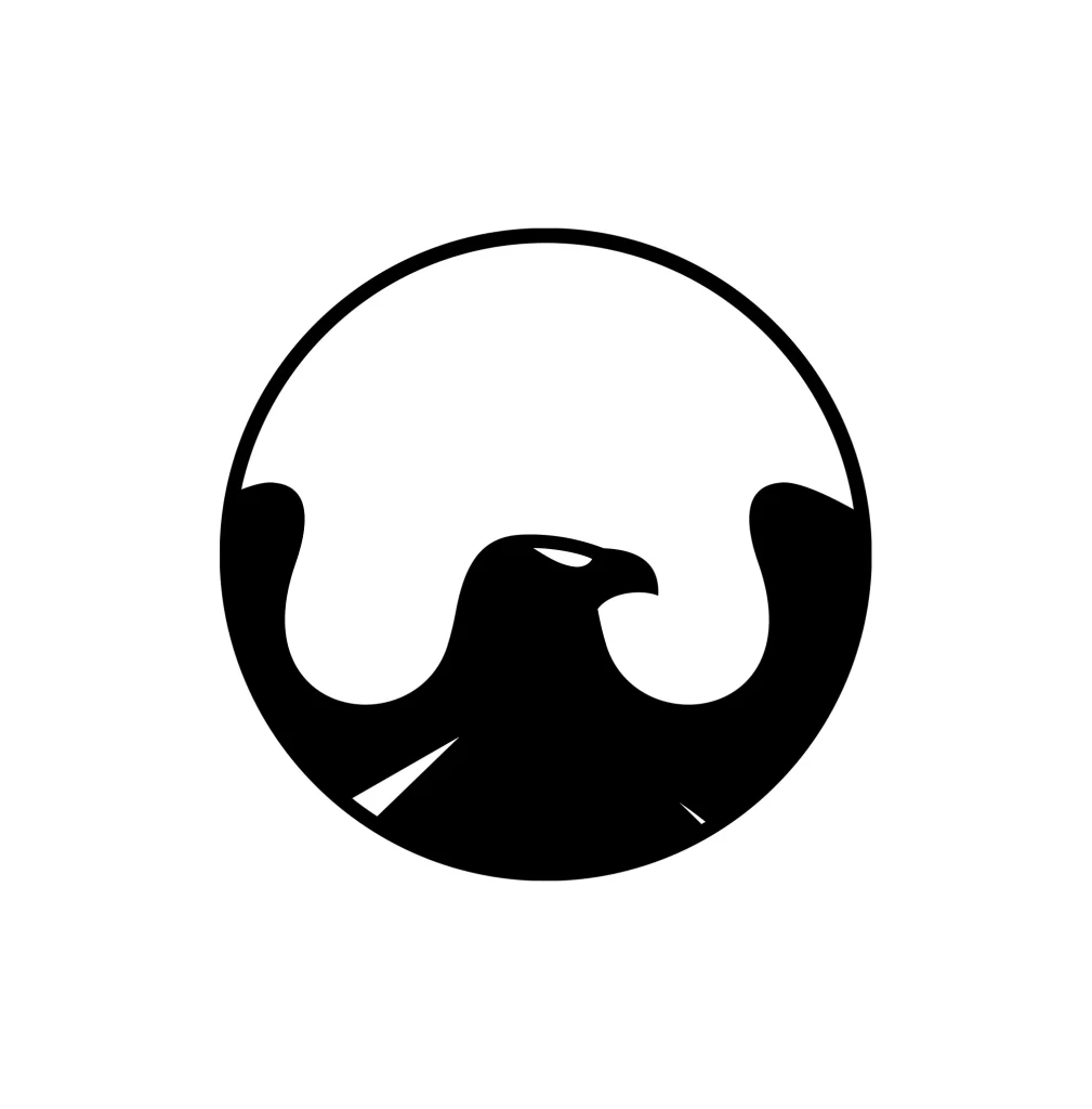 eagle vector logo round