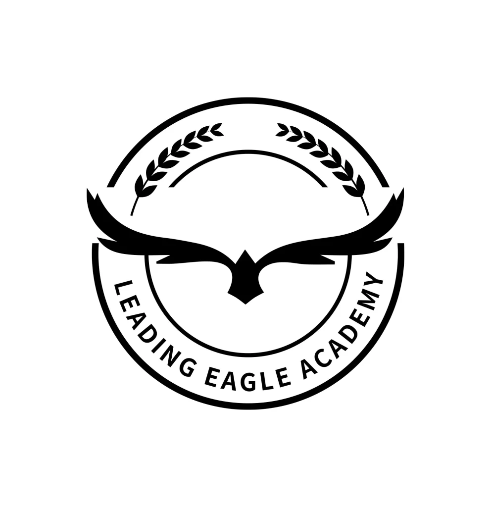 eagle vector logo round badge
