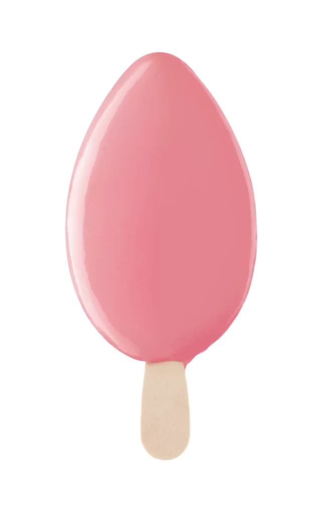 ice cream bar pink peach