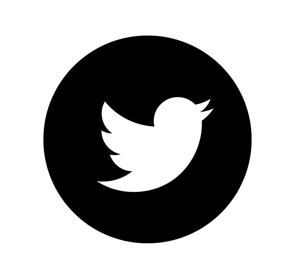 vector icon Twitter black