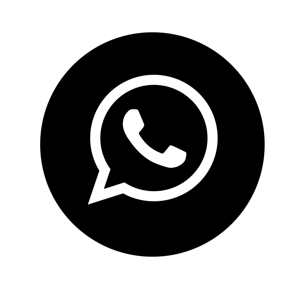 vector icon Whatsapp black